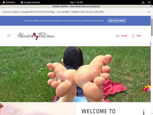 Admiremyfeet Free Acount