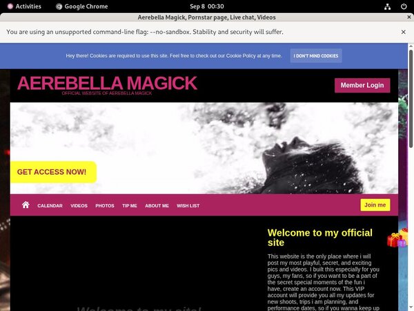 Aerebella Magick With Zombaio