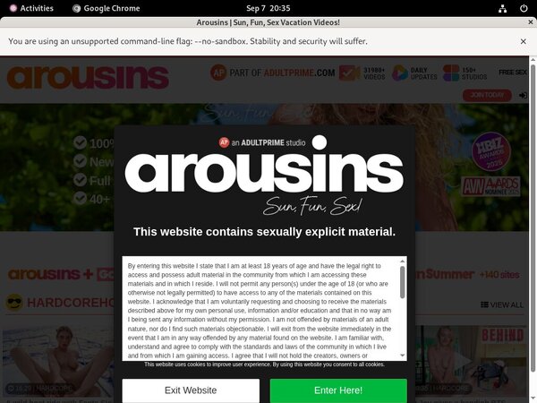 Arousins Xxx Videos