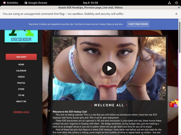 Aussiexxxhookups.com Username