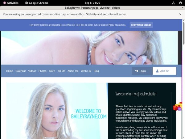 Baileyrayne.com With Amex