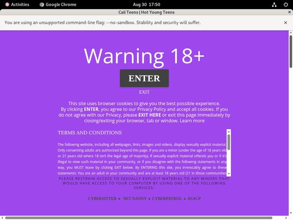 Caliteens Trial Promo