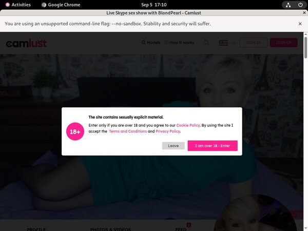 Camlust.com With Paypal