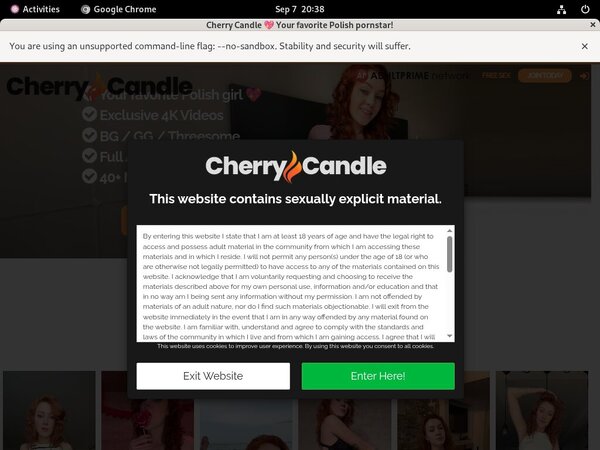 Cherry-candle.com Tubes