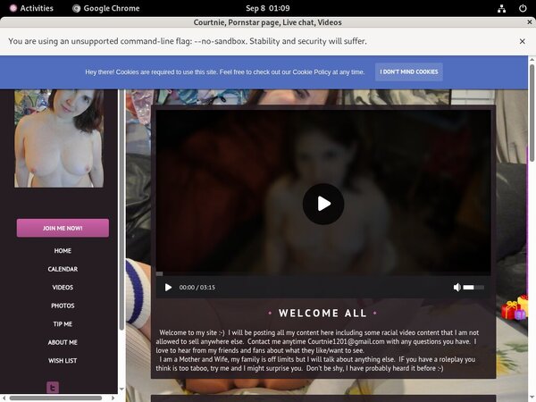 Courtnie Free Acount