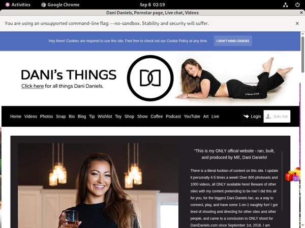 DaniDaniels Accept Paypal