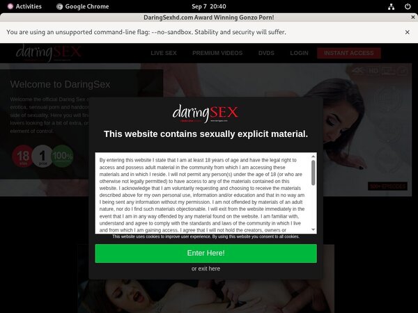 Daring Sex Trailers