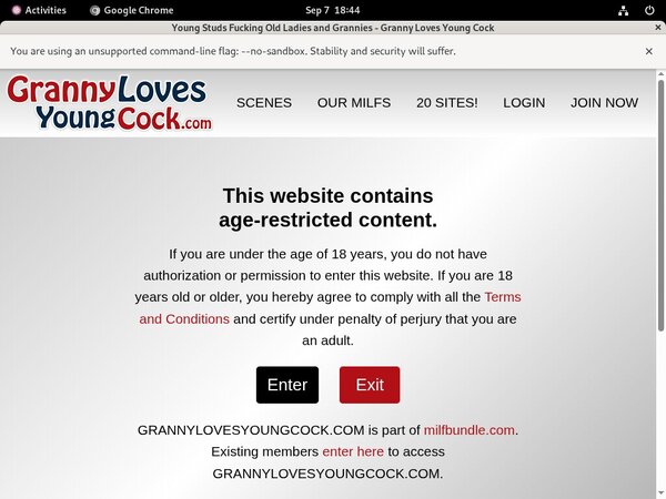 Discount Granny Loves Young Cock Promo Code