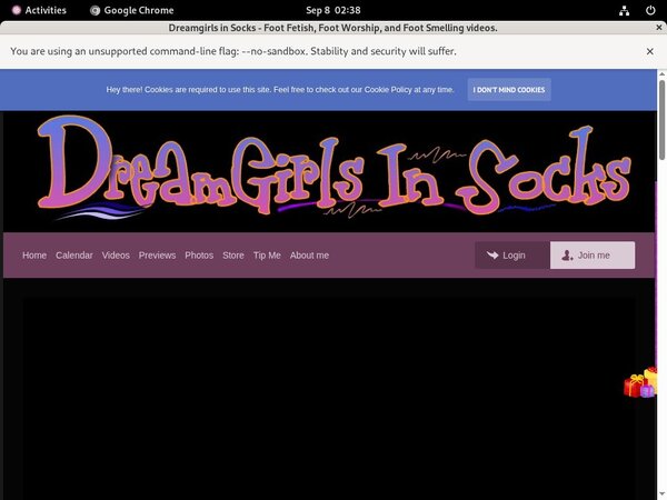 Dreamgirlssocks.com Passcodes