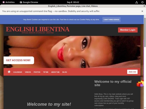 Englishlibentina.modelcentro.com Official