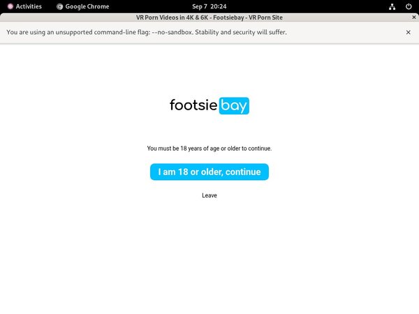 Footsiebay.com Mit Bankkarte