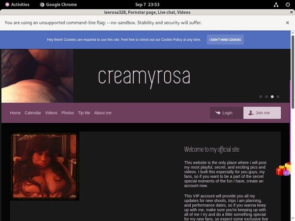 Free Account Leerosa328.modelcentro.com
