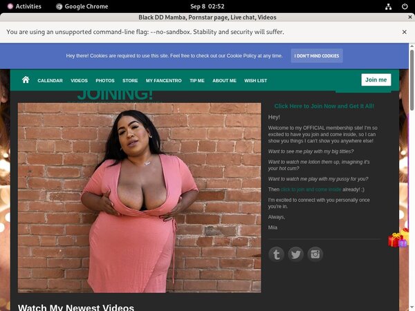 Free Black DD Mamba Premium Account
