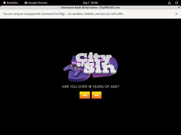 Free City Of Sin 3D Subscription