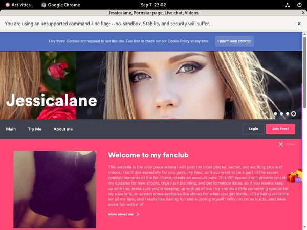 Free Jessicalane Membership