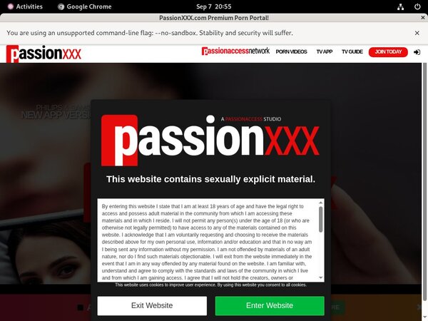 Free Passionxxx Sign Up