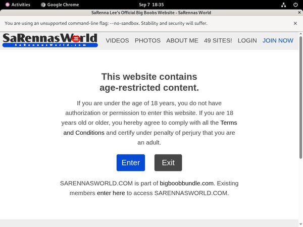 Free Sarennasworld.com Membership