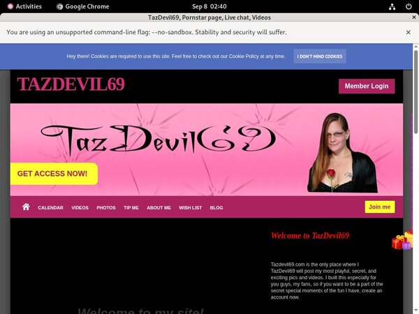 Free Tazdevil69.modelcentro.com Premium Account