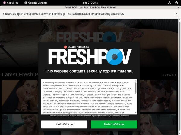 Fresh POV Signup Discount