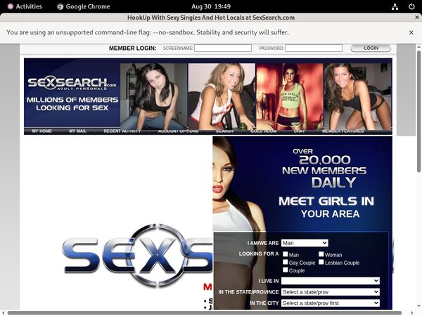 Get Free Sexsearch Passwords