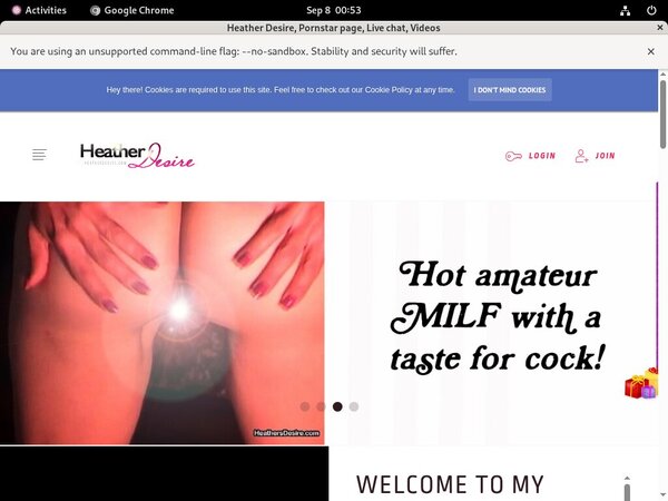 Heathersdesire.com Website