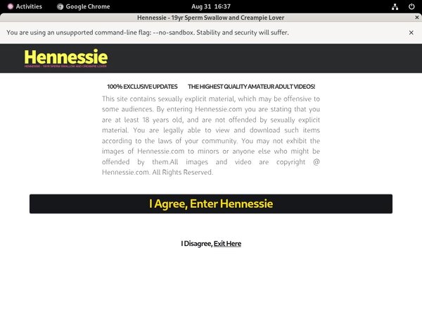 Hennessie Logins