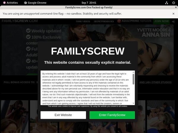 How To Join Screw Family For Free