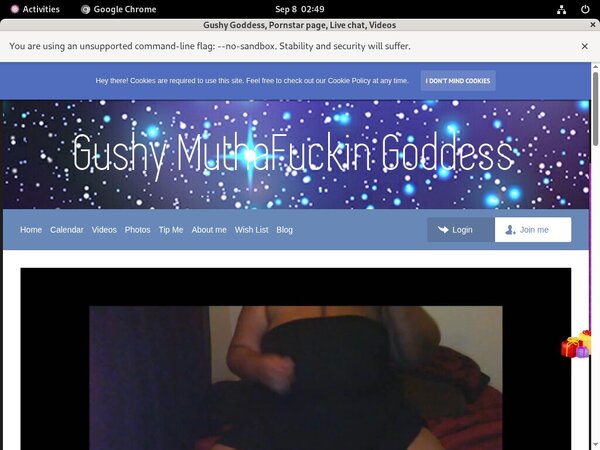 Inside Gushy Goddess