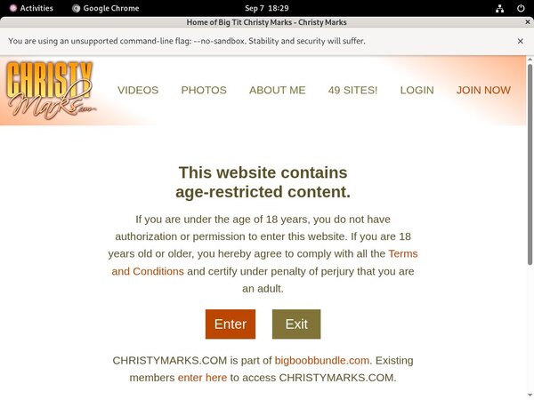 Joining Christymarks.com