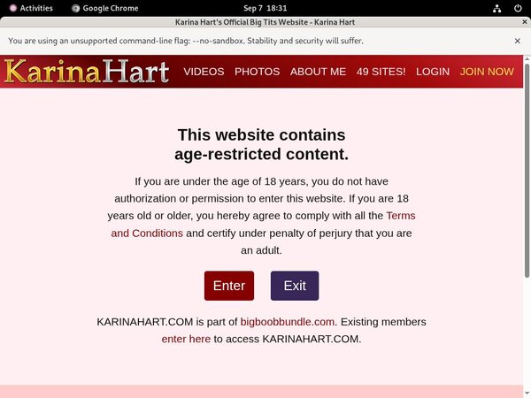 Karina Hart Free Account Login