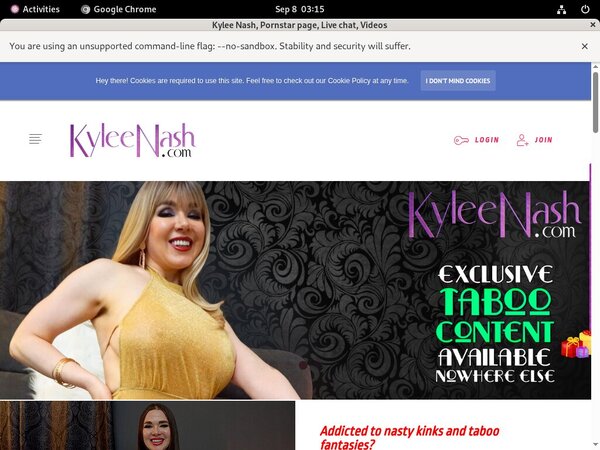 Kylee Nash Member Sign Up