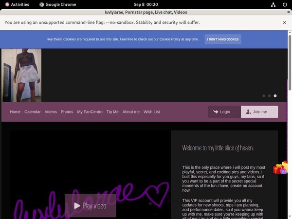 Luvlylarae.modelcentro.com Trial Memberships