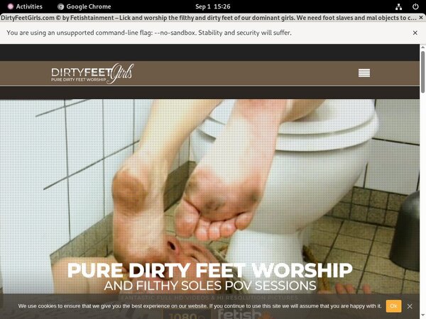 Members Dirty Feet Girls