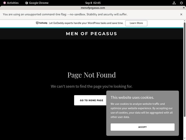 Menofpegasus Login Info