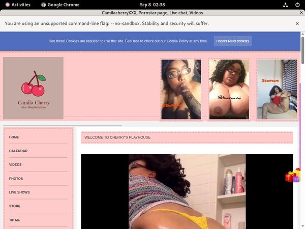 New CamilacherryXXX Porn