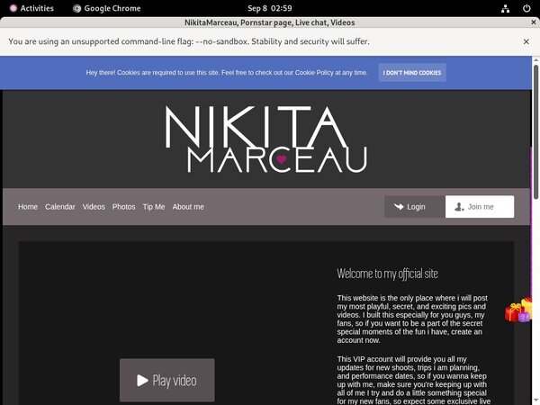 Nikitamarceau.modelcentro.com Trial Discount