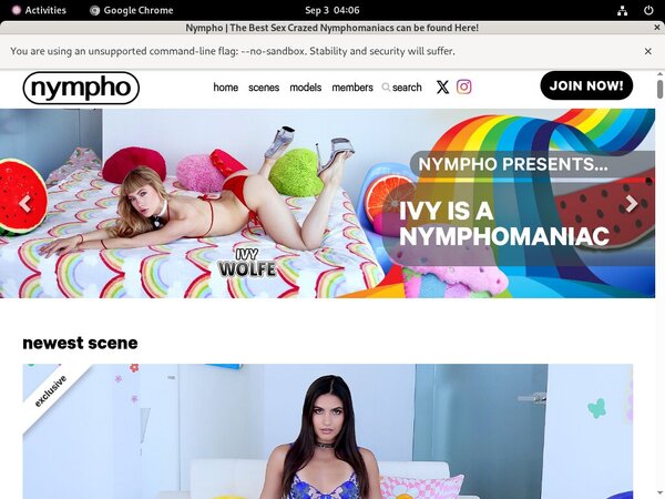 Nympho Discount Memberships