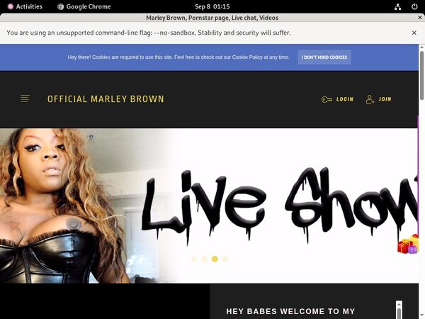 Officialmarleybrown Membership Account
