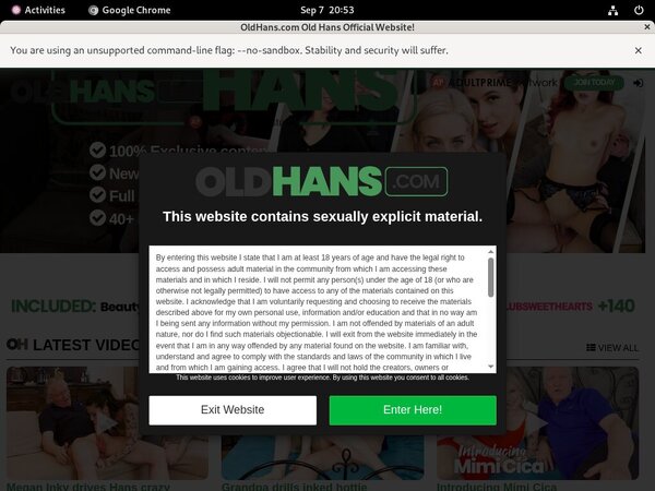Oldhans.com Tranny