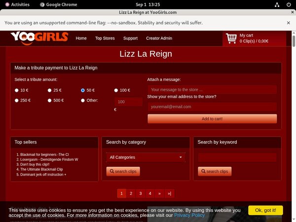 Paypal Reign La Lizz