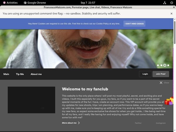 Porno FrancescoMalcom.com