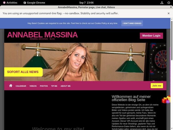 Signup AnnabelMassina Paypal