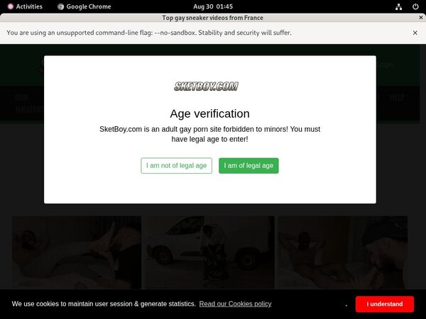 Sket Boy Sign Up Form