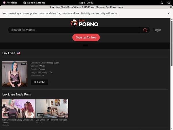 Sunporno.com Trial Membership Free