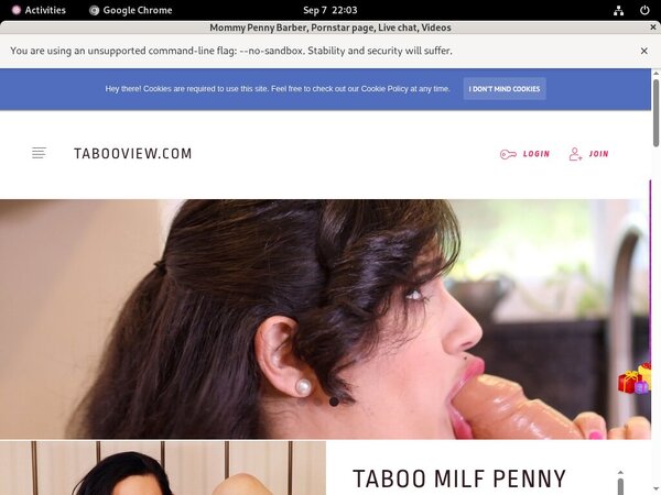Tabooview.com New Account