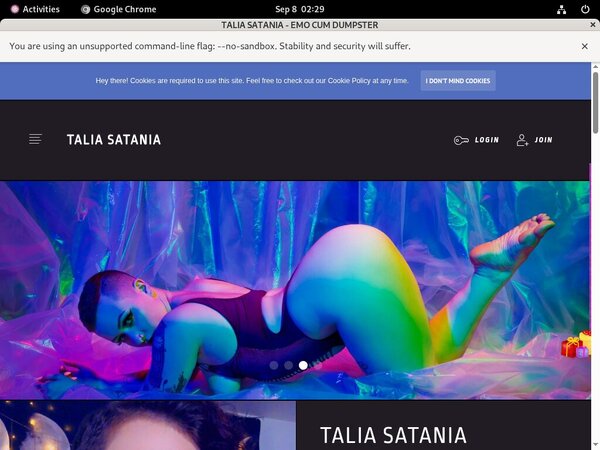 Taliasatania.modelcentro.com Paypal Options