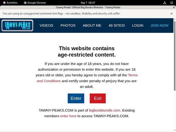 Tawny-Peaks Website Password