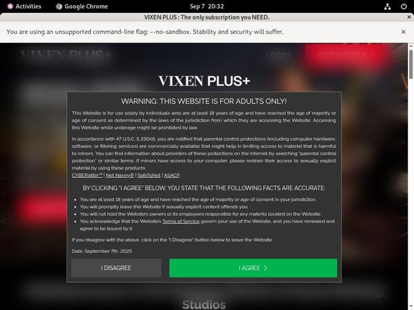 Vixen Plus Join By Text Message