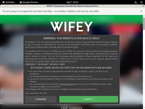 Wifey Footjob