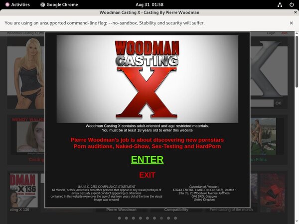 Woodman Casting X Paysite Passwords